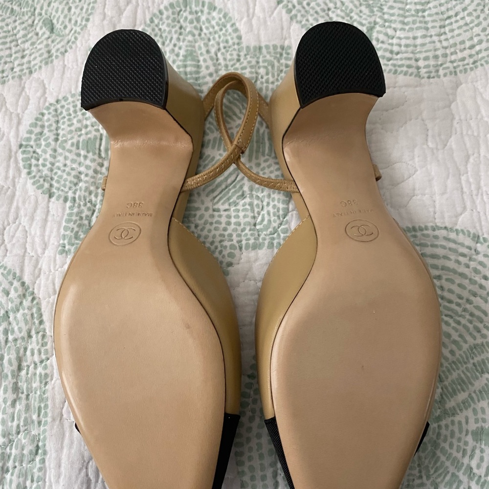 🖤💛CHANEL Slingback Shoes/Pumps